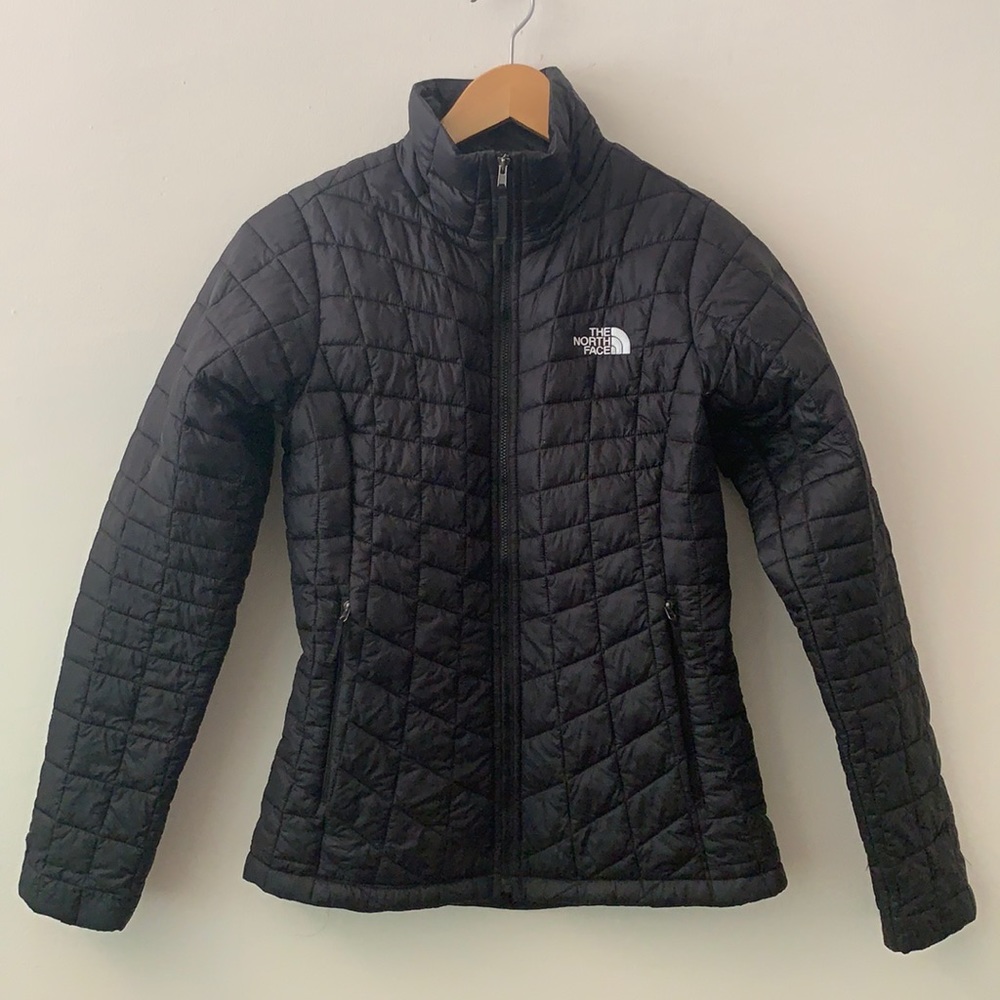 North face, black, puffer jacket